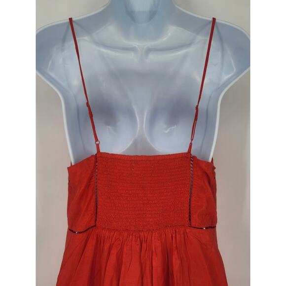 Urban Outfitters Red Cut-Out Corset Mini Dress Women's Size Medium - Picture 4 of 10